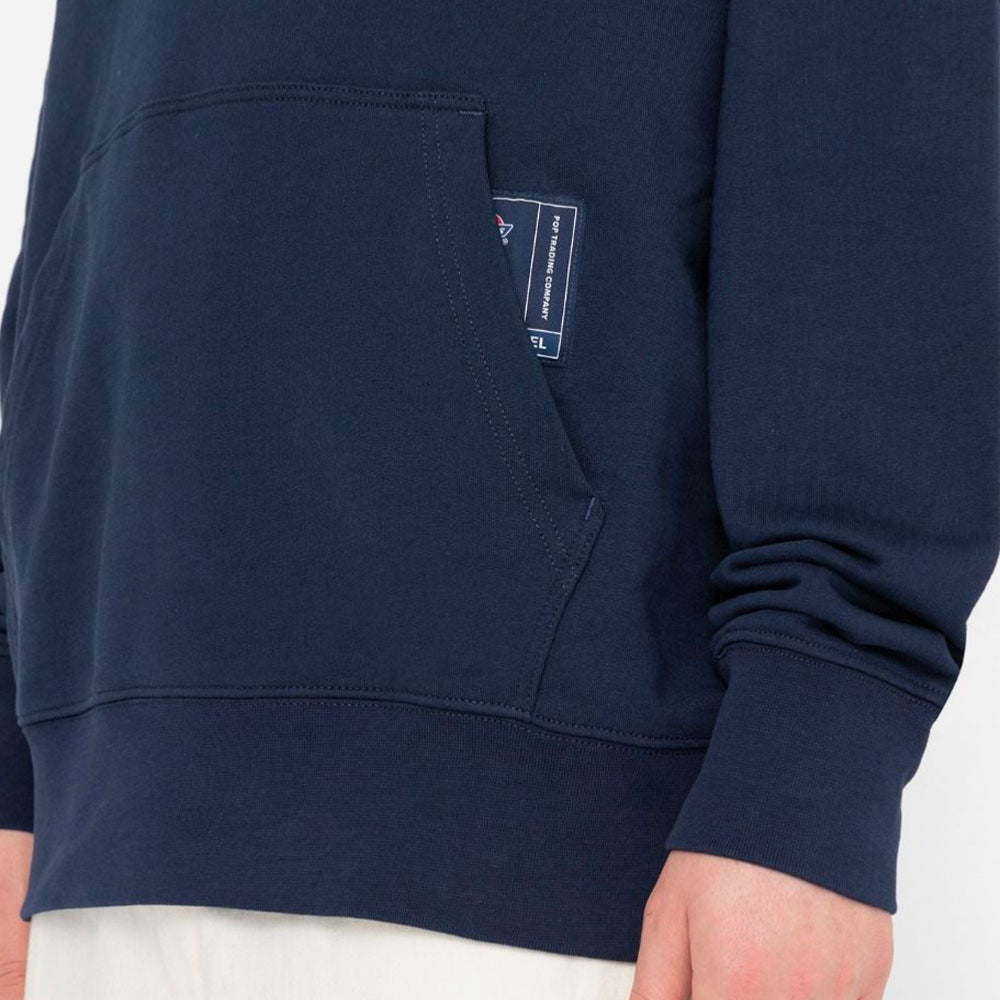 DICKIES X POP TRADING - HOODIE - Navy Blue