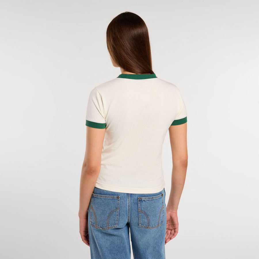 Dickies W - Slayden Ringer Tee SS - Egret