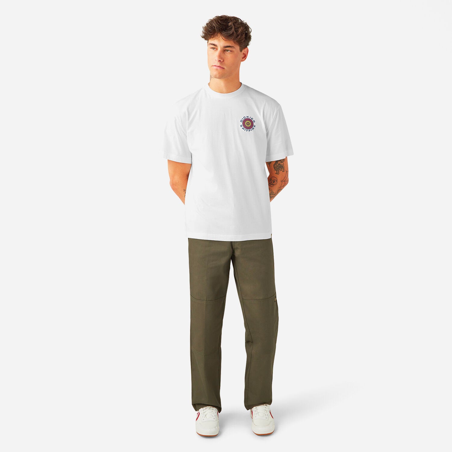 DICKIES X SPITFIRE - LOGO TEE - White