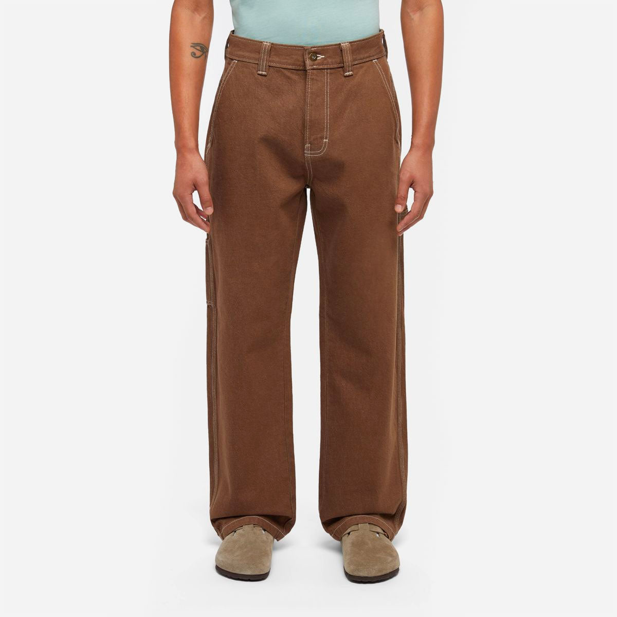 DICKIES - STEVENSVILLE CARPENTER PANT - Mushroom