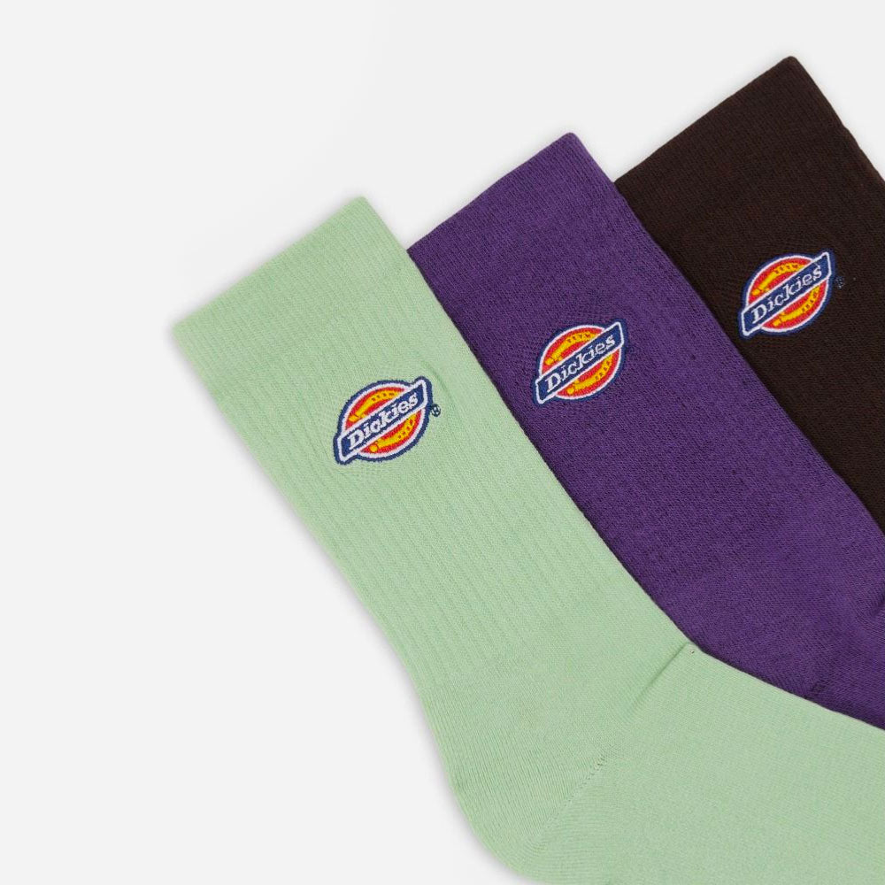 DICKIES - VALLEY GROVE 3 PACK SOCKS - Fired Brick