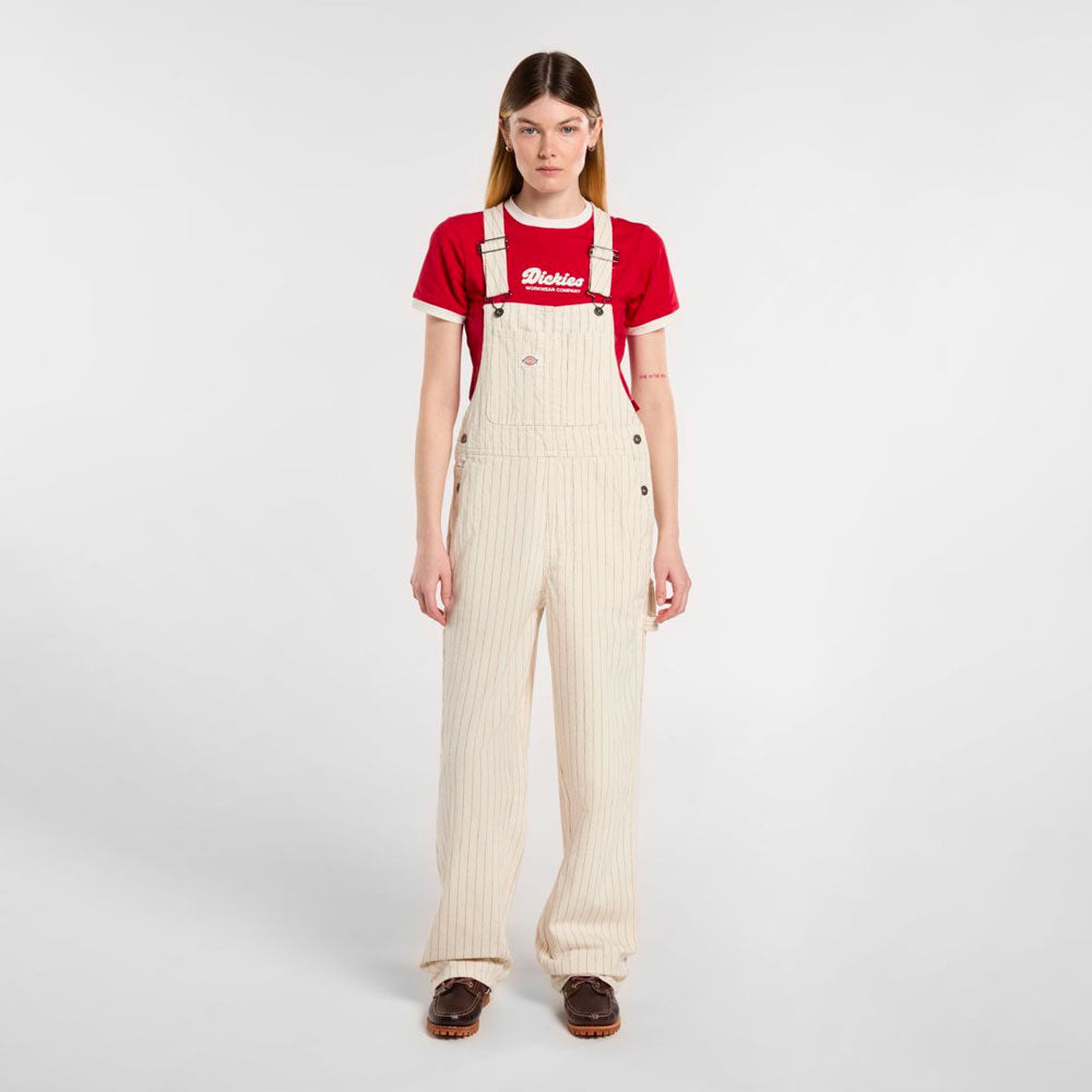 DICKIES - CLASSIC DENIM BIB W - Rinsed