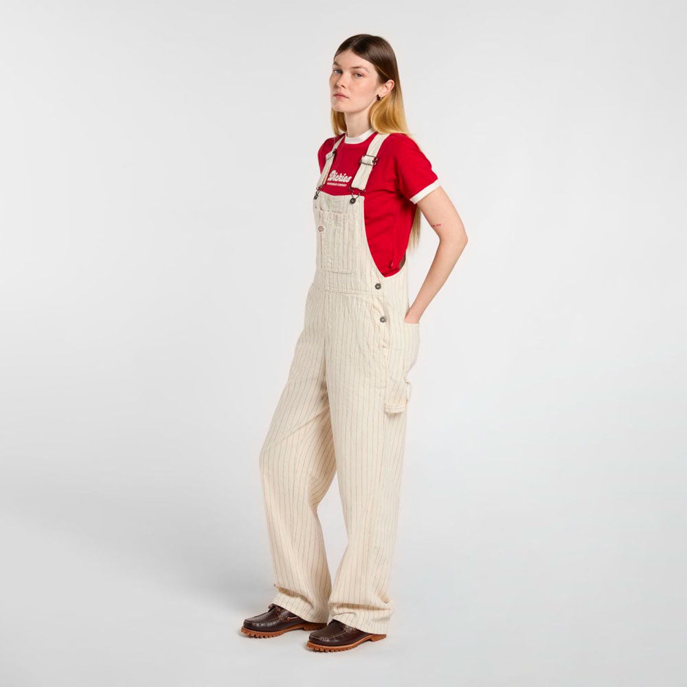 DICKIES - CLASSIC DENIM BIB W - Rinsed
