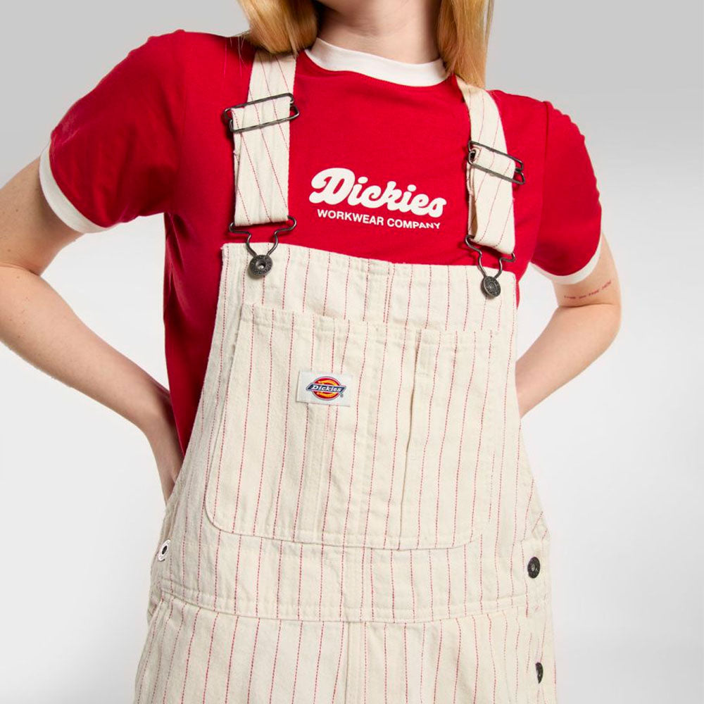DICKIES - CLASSIC DENIM BIB W - Rinsed