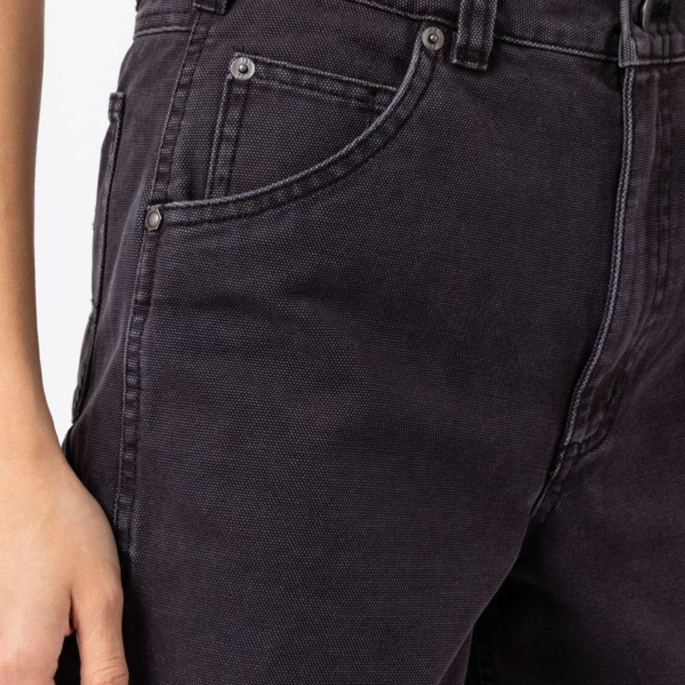 DICKIES - DUCK CANVAS CARPENTER WOMEN SHORT - SW Black