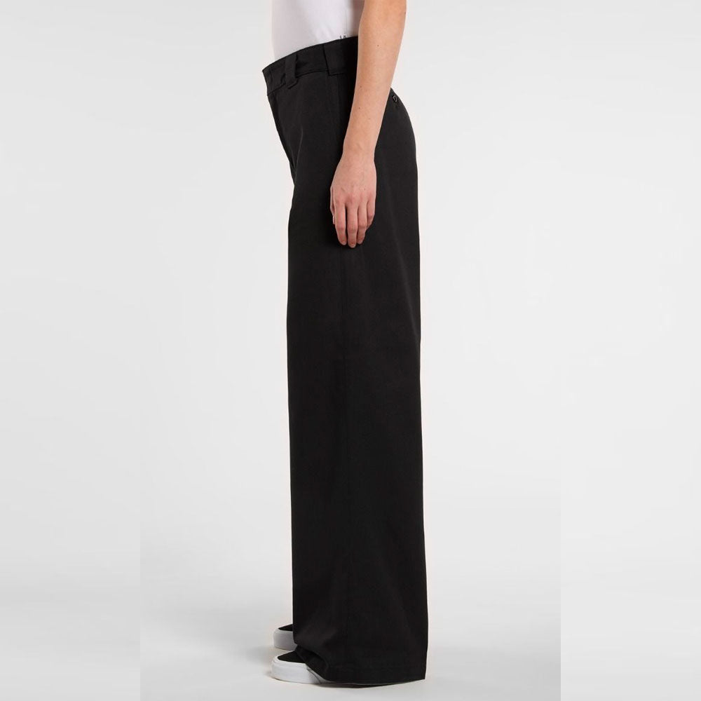 DICKIES - WIDE LEG WORK PANT W - BLACK