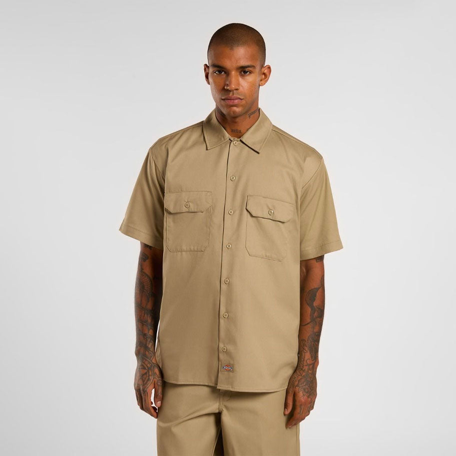 Dickies - Work Shirt SS Rec - Khaki