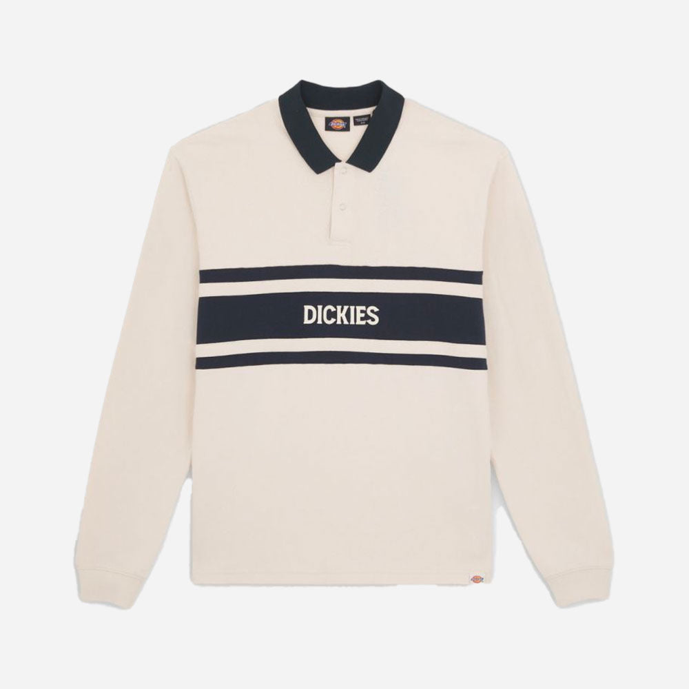 DICKIES - YORKTOWN RUGBY LS - WHITECAP GRAY