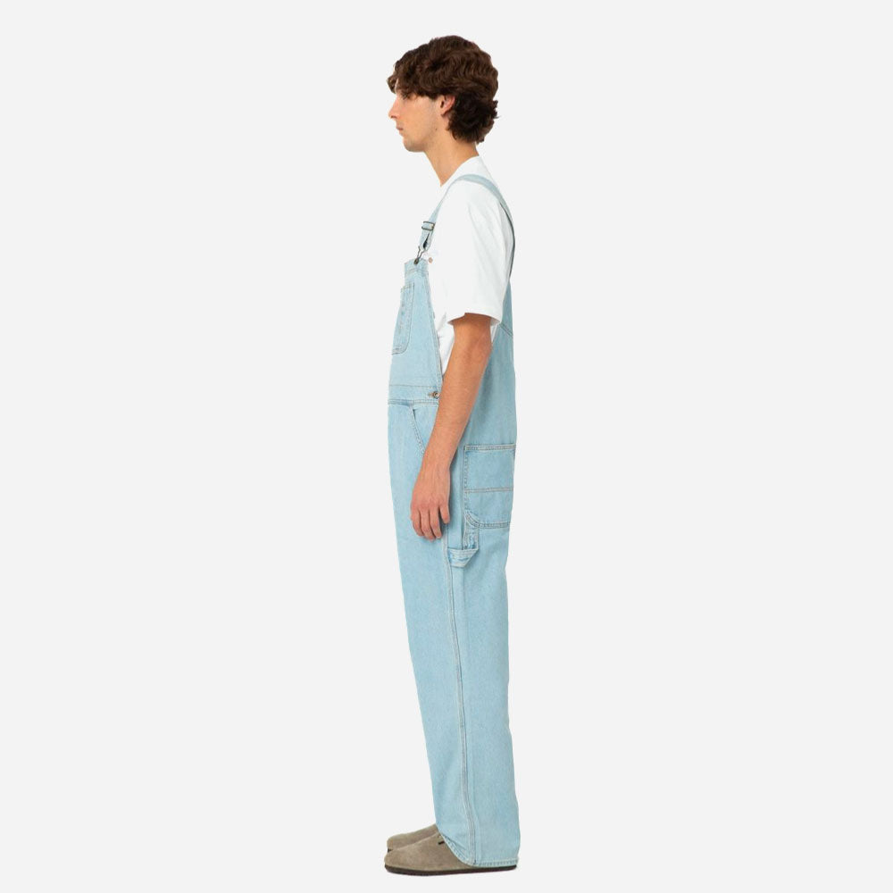 DICKIES - CLASSIC DENIM BIB - VINTAGE AGED BLUE