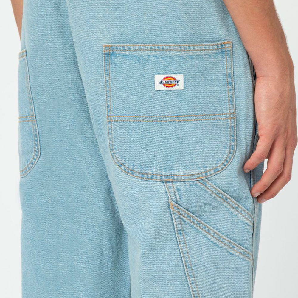 DICKIES - CLASSIC DENIM BIB - VINTAGE AGED BLUE