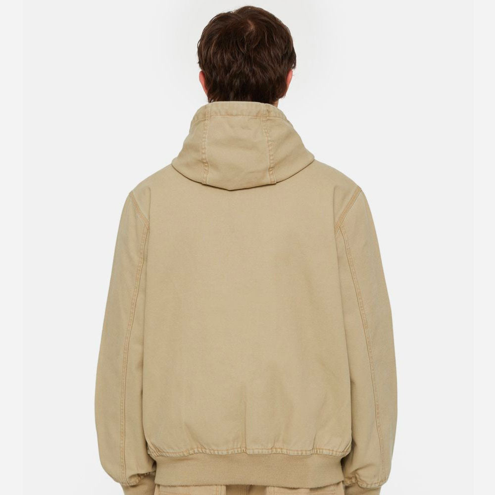 DICKIES - DUCK CANVAS HOODED UNLINED JACKET - SW DESERT SAND