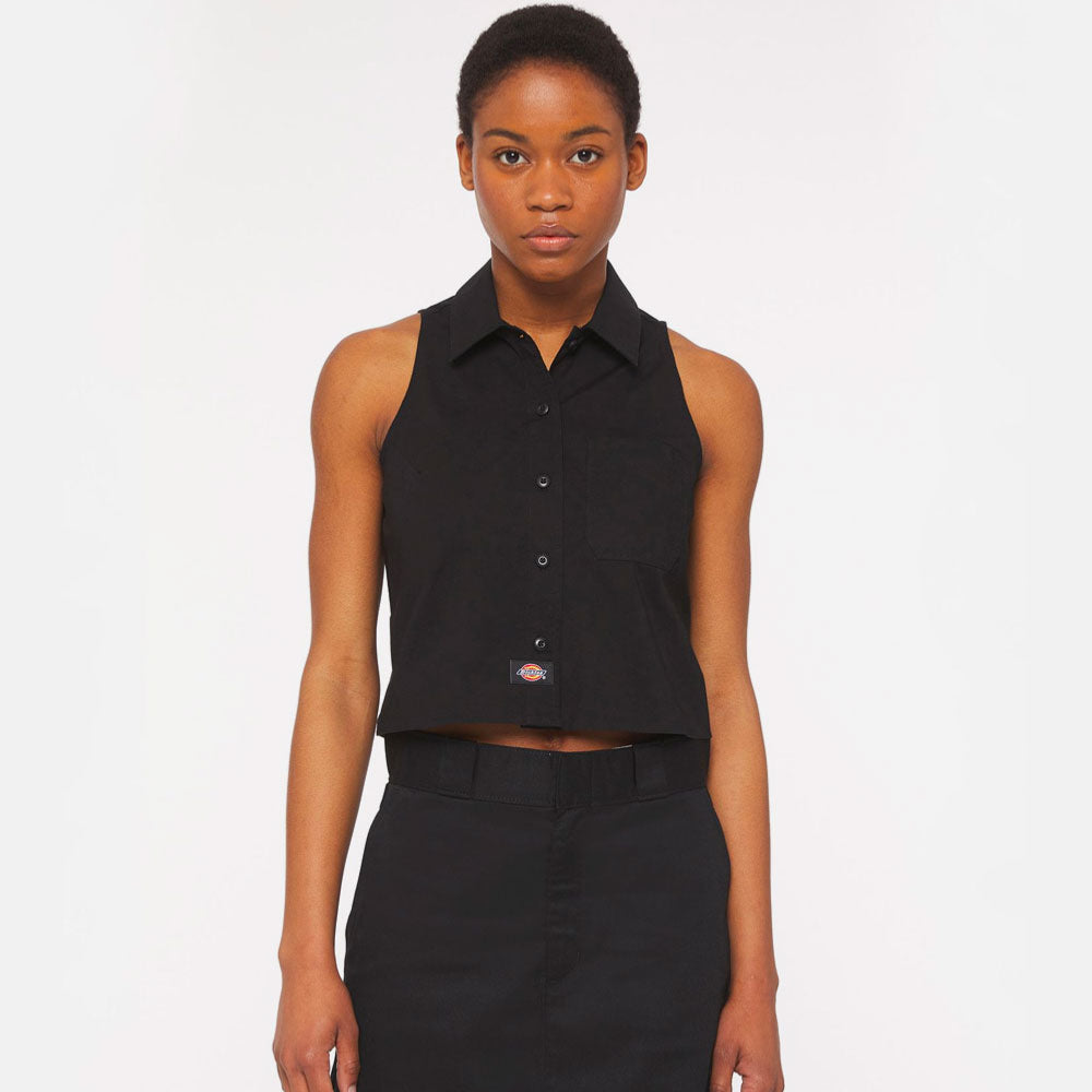 DICKIES - SALTVILLE SHIRT W - BLACK
