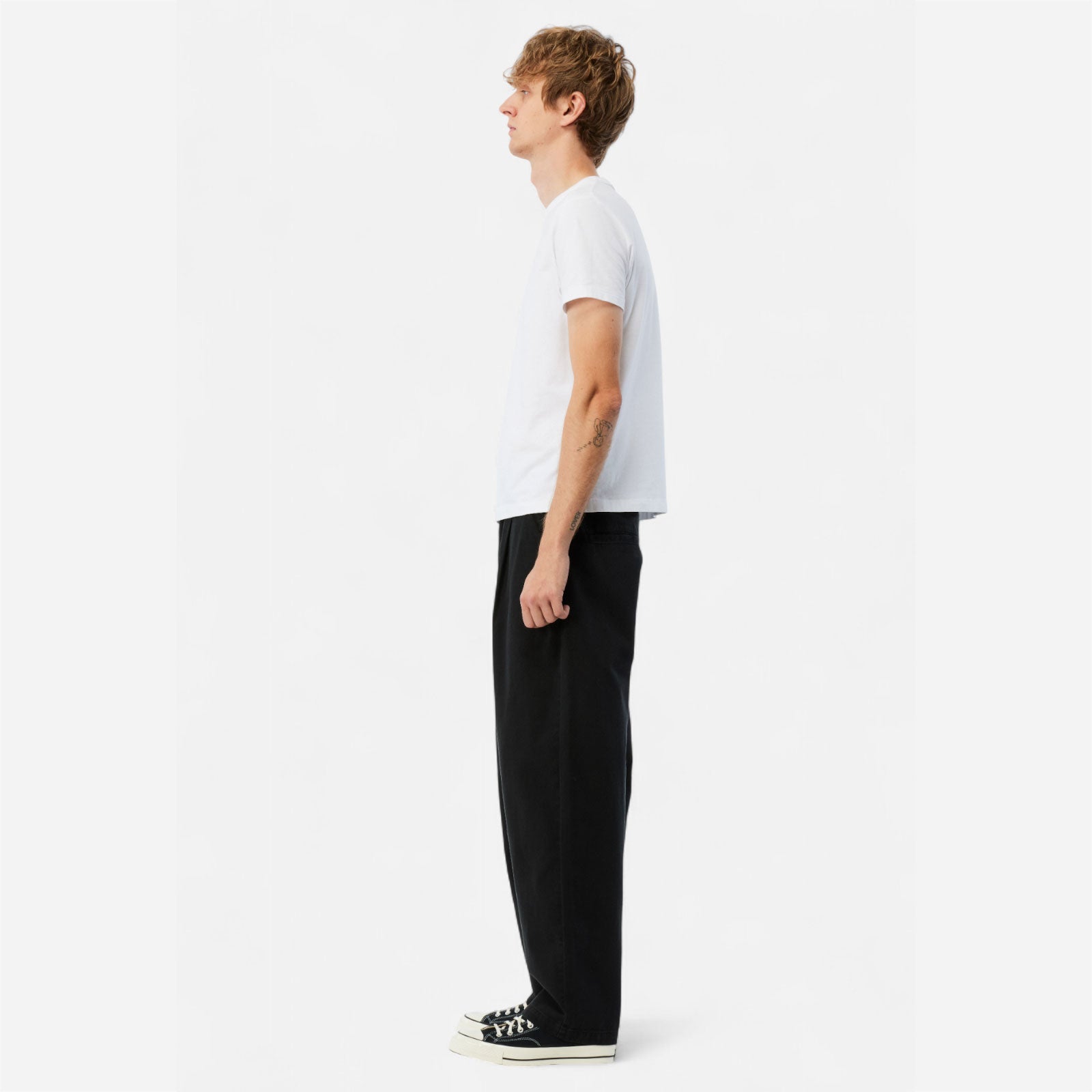 Dime - Baggy Chino Pants - Black