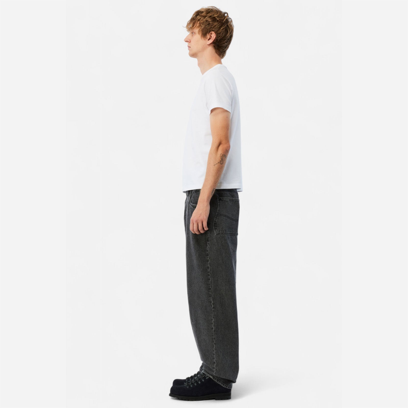 Dime - Baggy Denim Pants - Knowtomatic Black
