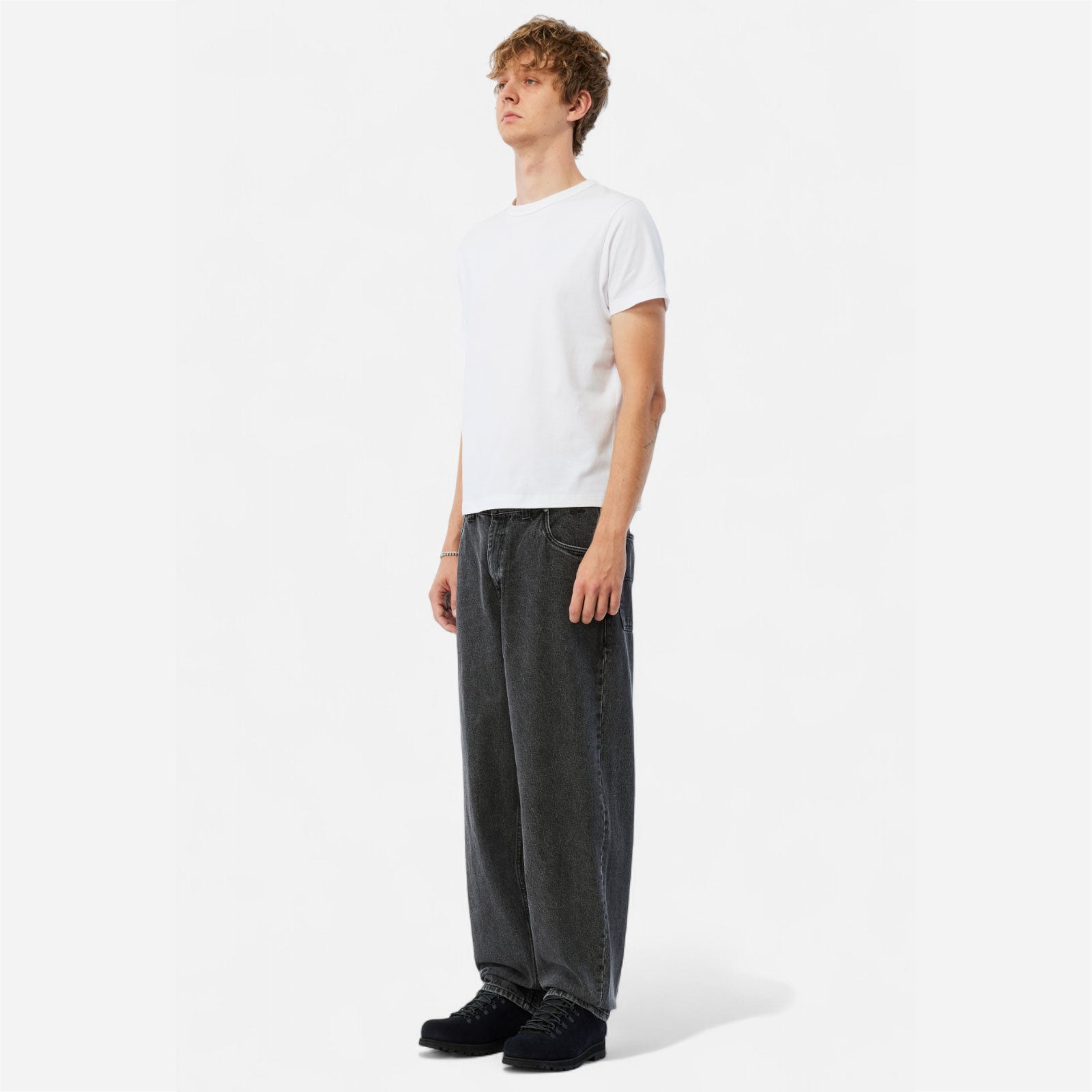 Dime - Baggy Denim Pants - Knowtomatic Black
