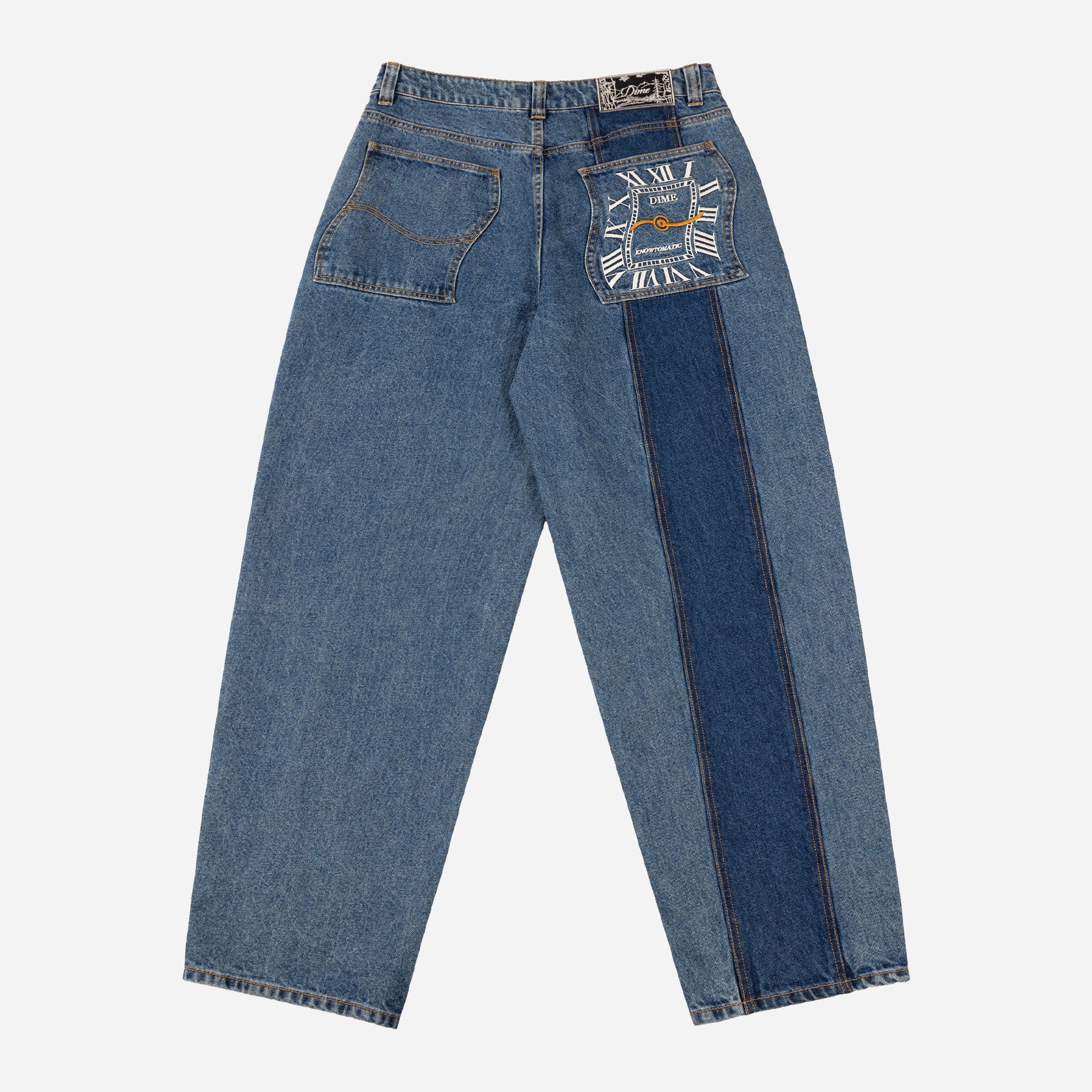 Dime - Baggy Denim Pants - Knowtomatic Blue
