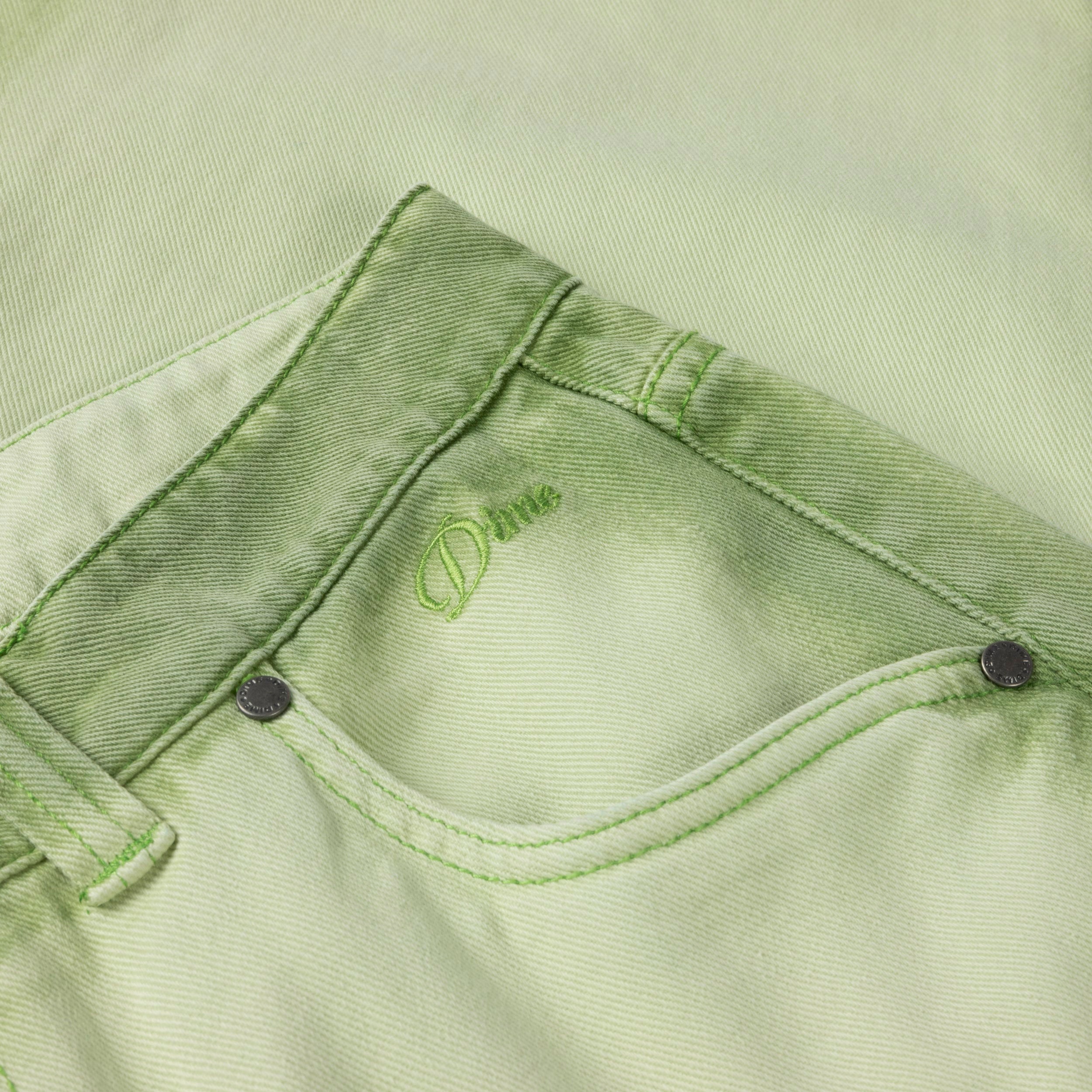 DIME - Classic Baggy Denim Pants - Matcha