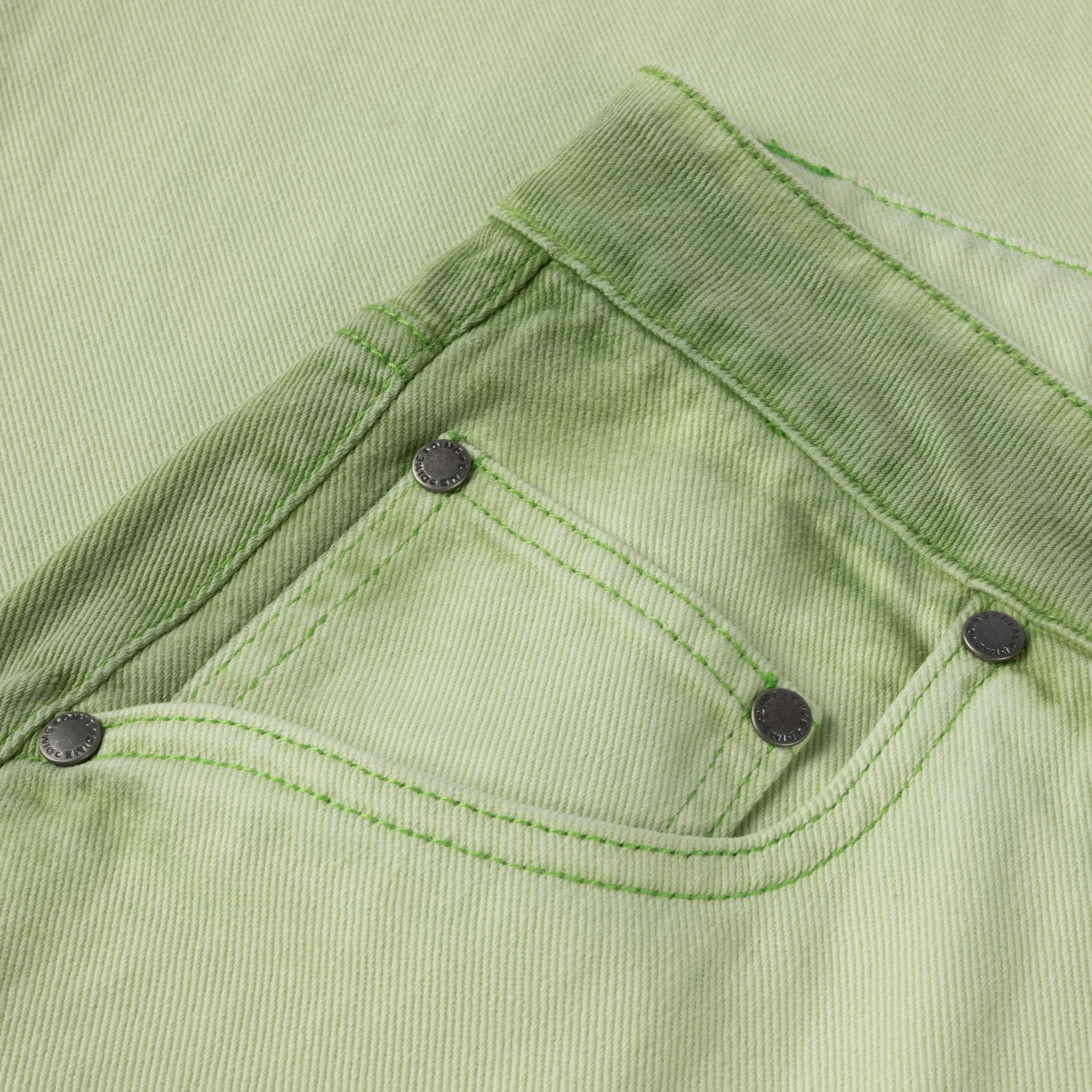 DIME - Classic Baggy Denim Pants - Matcha