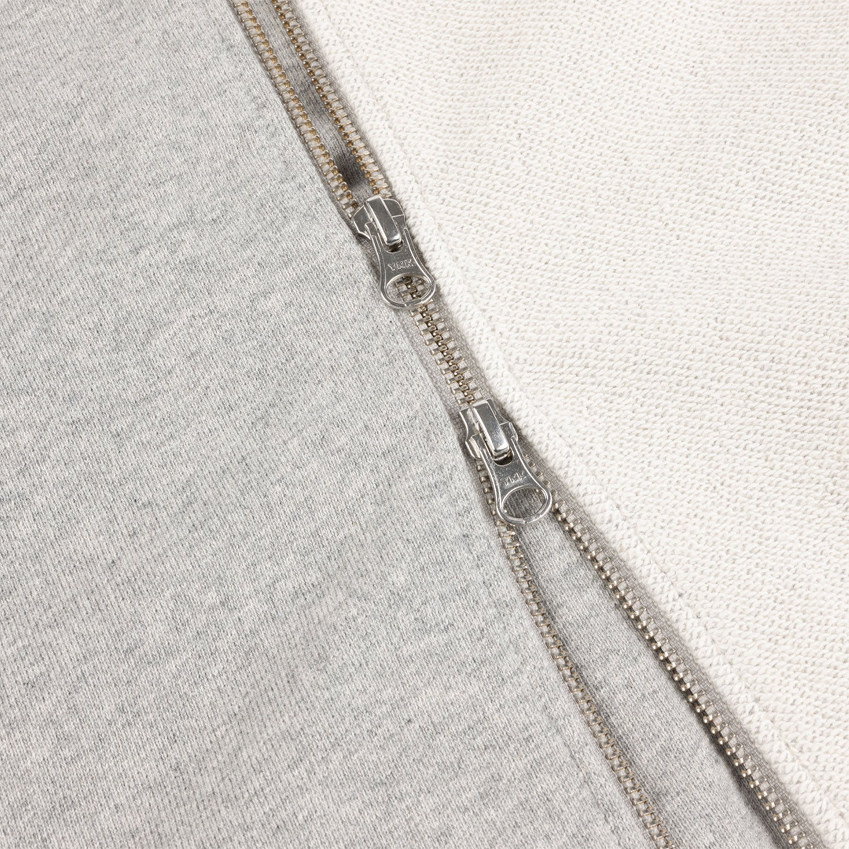 Dime - Reverse French Terry Zip Hoodie - Heather Gray