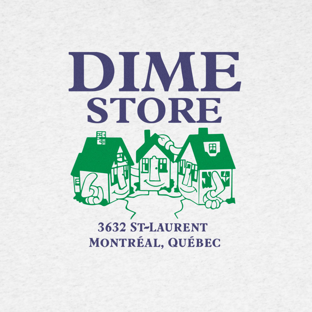 DIME - SKATESHOP T-SHIRT - Ash