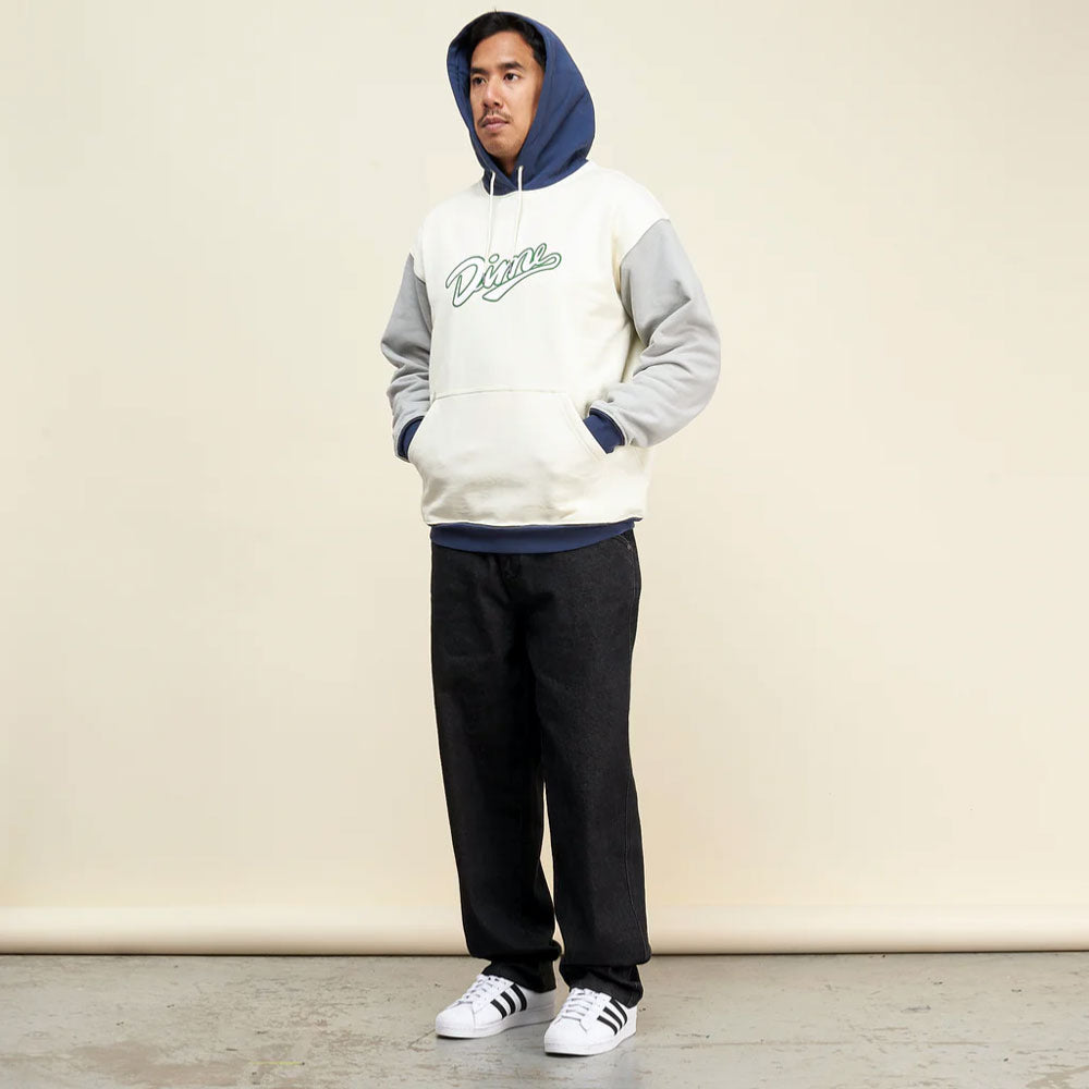 DIME - TEAM SPLIT HOODIE - Cream