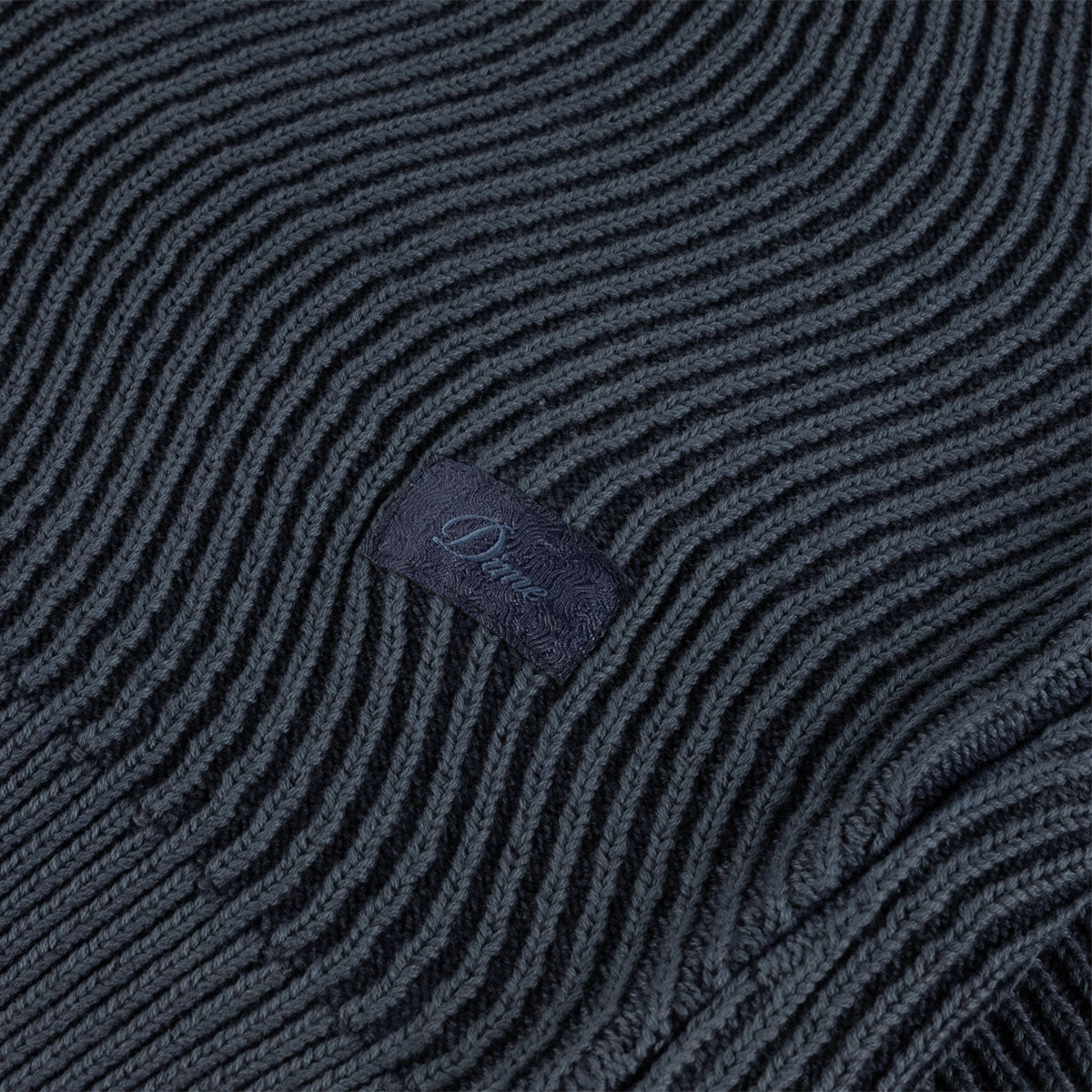 Dime - Wave Knit Sweater - Navy