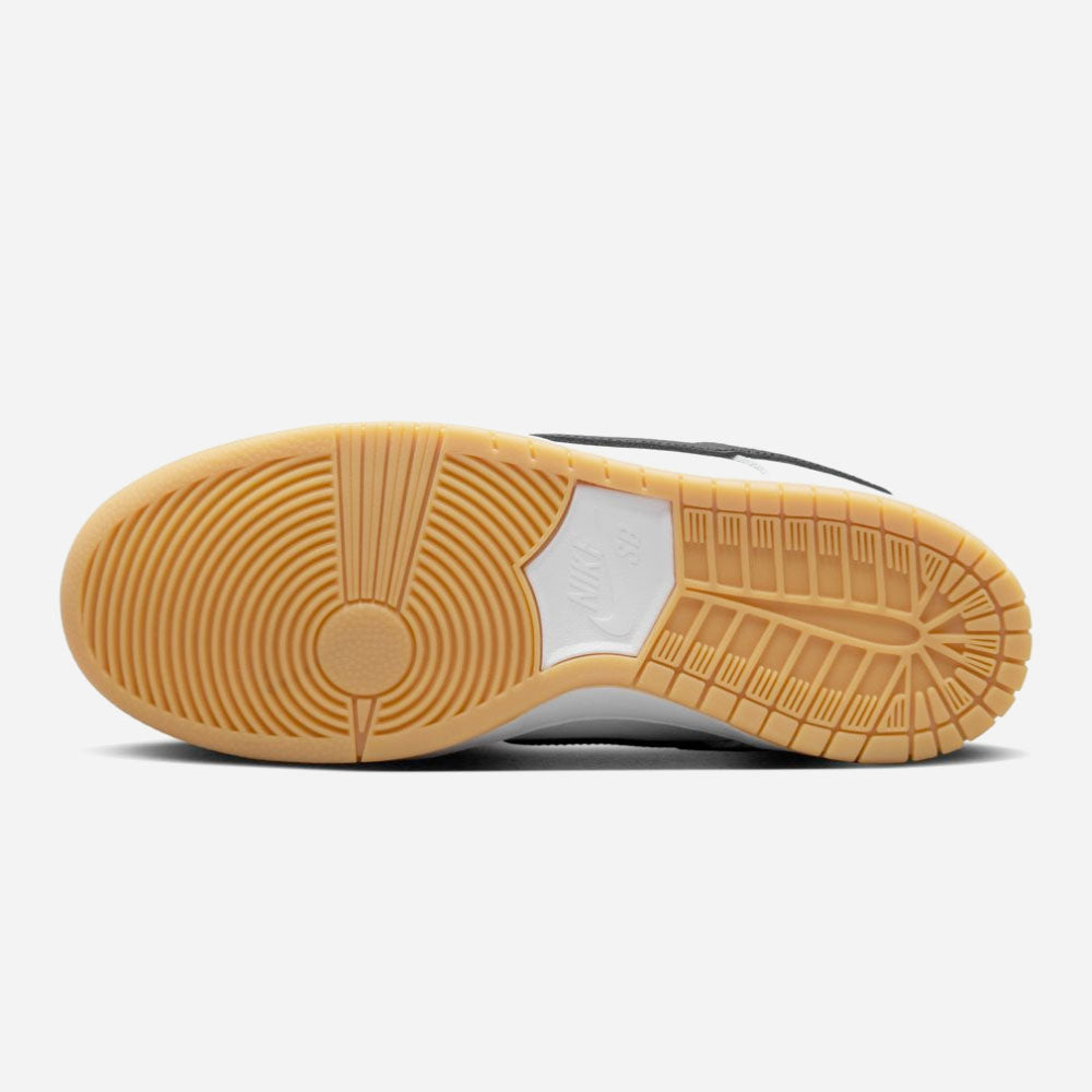 NIKE SB - DUNK LOW PRO ISO - White - Black - White - Gum Light Brown