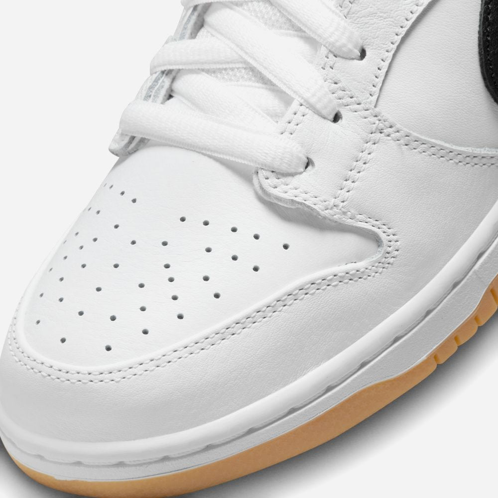 NIKE SB - DUNK LOW PRO ISO - White - Black - White - Gum Light Brown