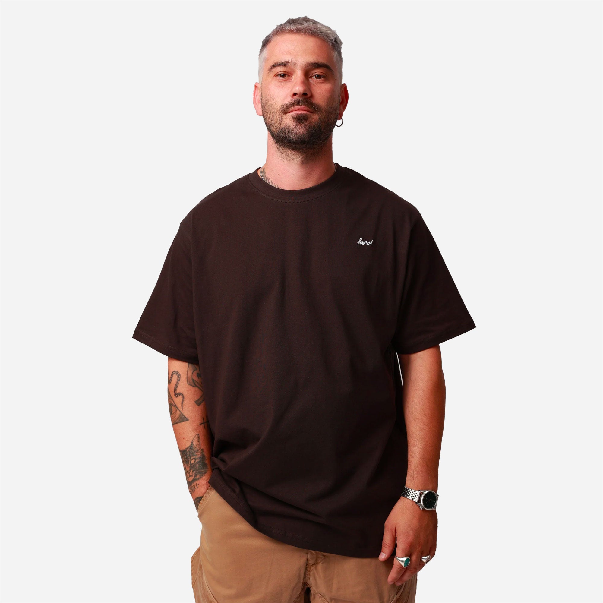 FARCI - DIGGER TEE - Ganache
