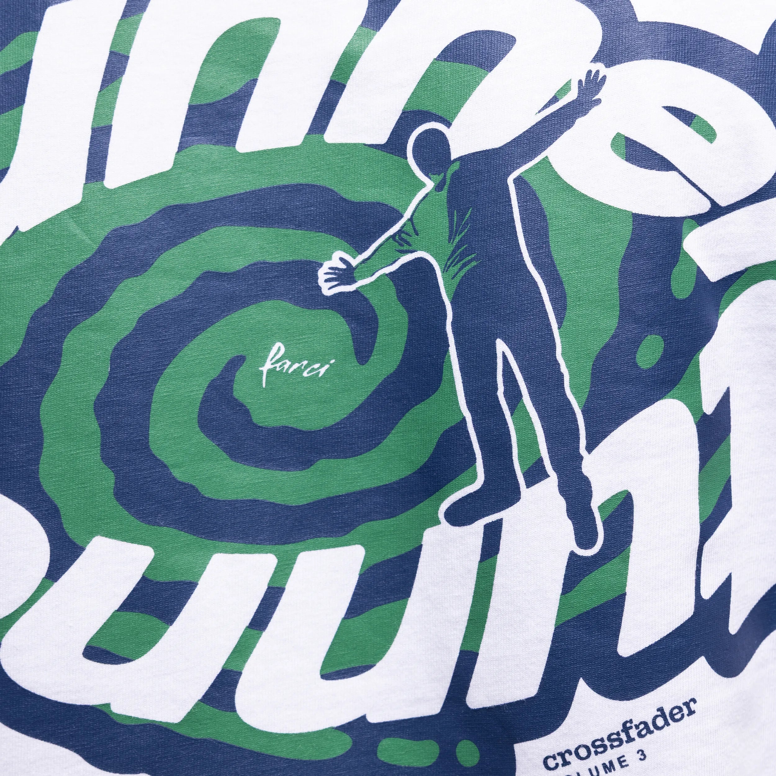 T-shirt Farci x Tunnel - Tunnel Tee White (Crossfader - Stay Tunneled)