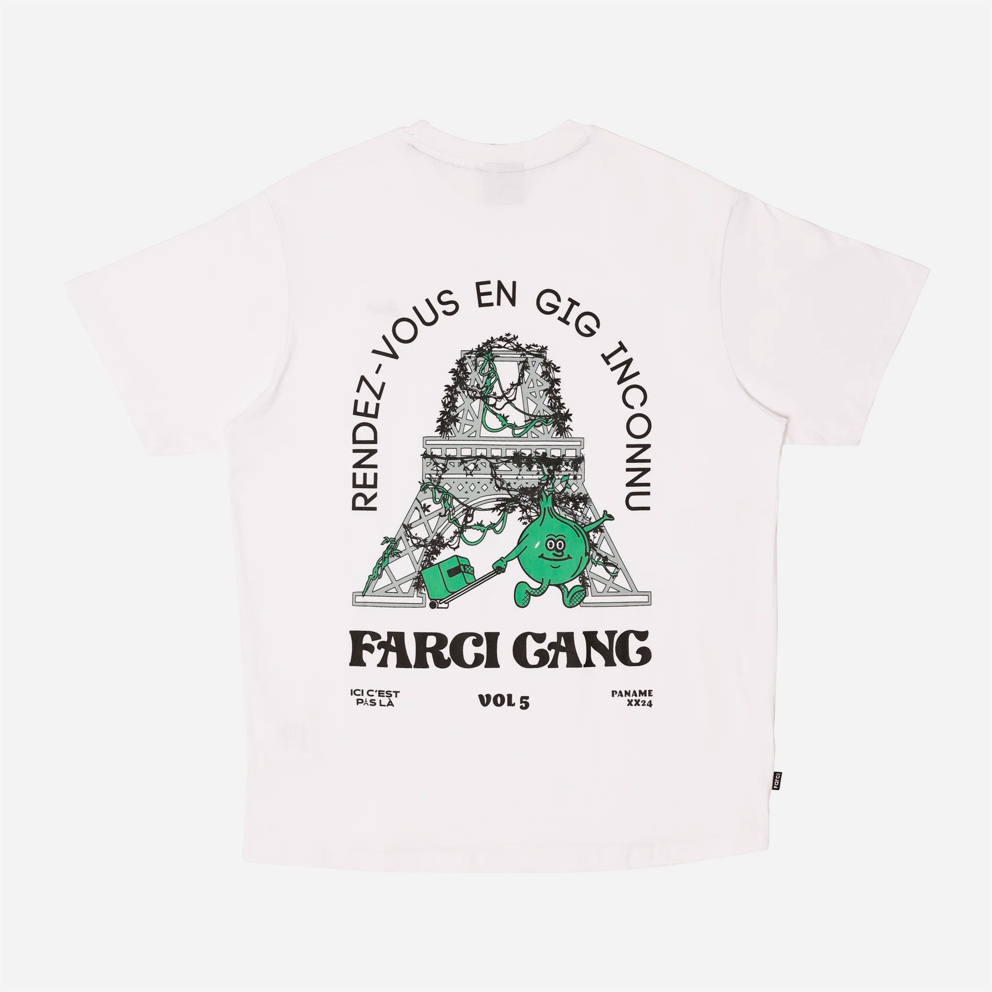 FARCI - GANG 5 TEE - White