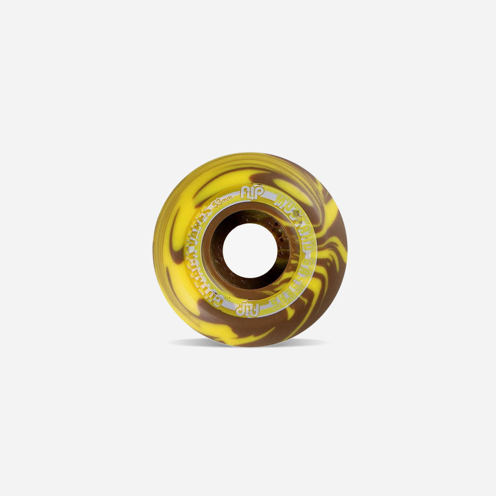Flip Skateboards - Vape Cutback Wheels - Mustard Grassers