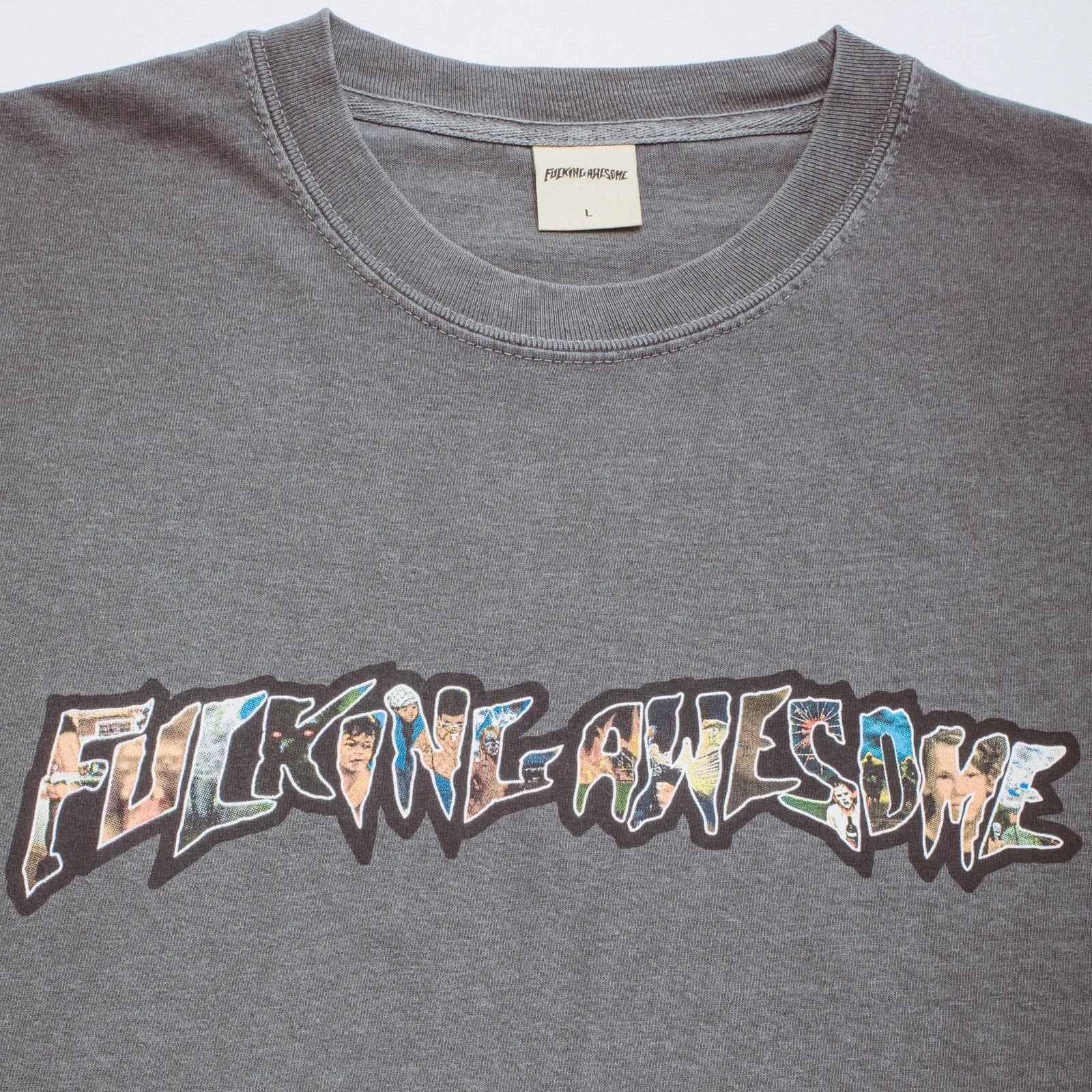 Fucking Awesome - Dill Collage Logo Tee - Pepper