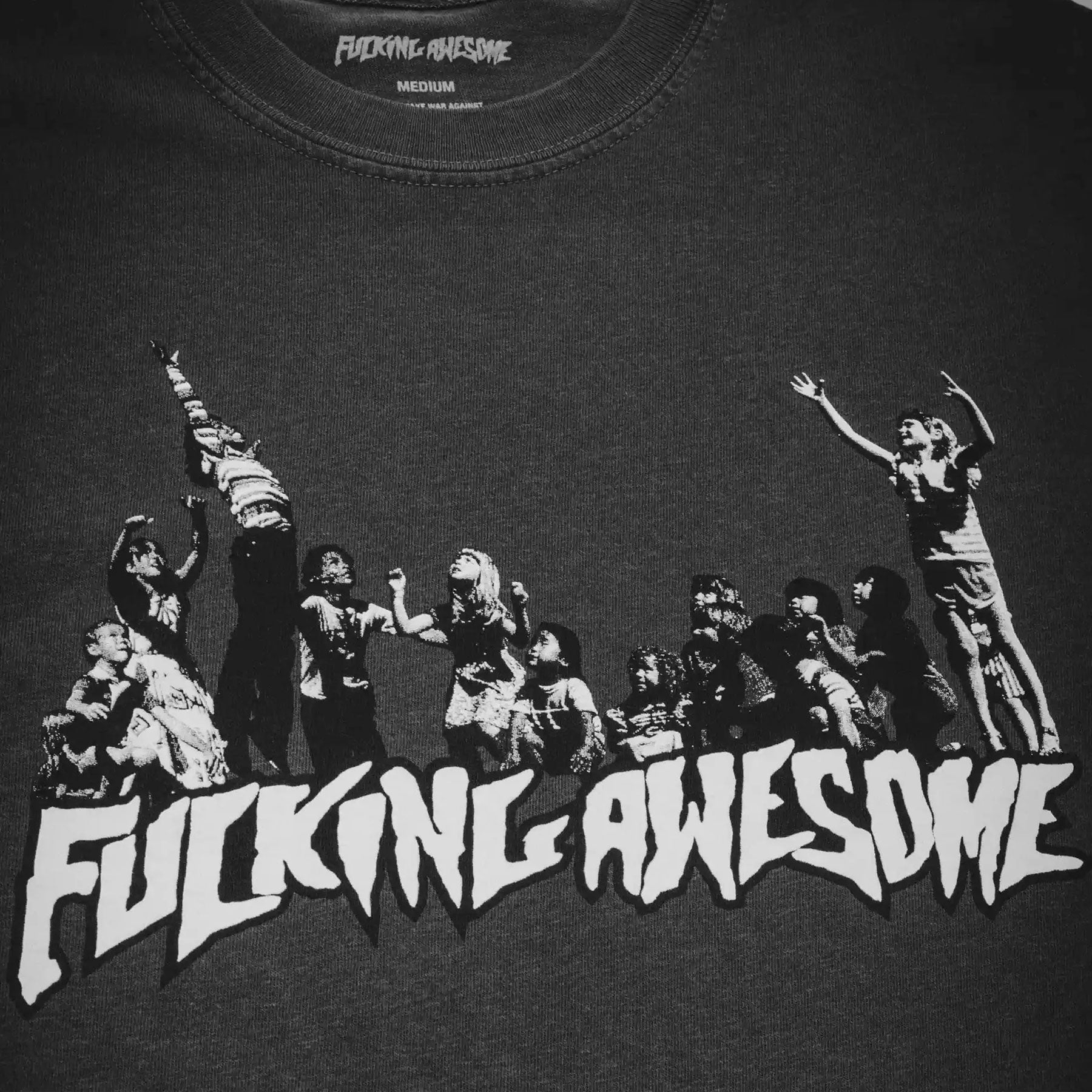 Fucking Awesome - Hug The Hearth Tee - Pepper