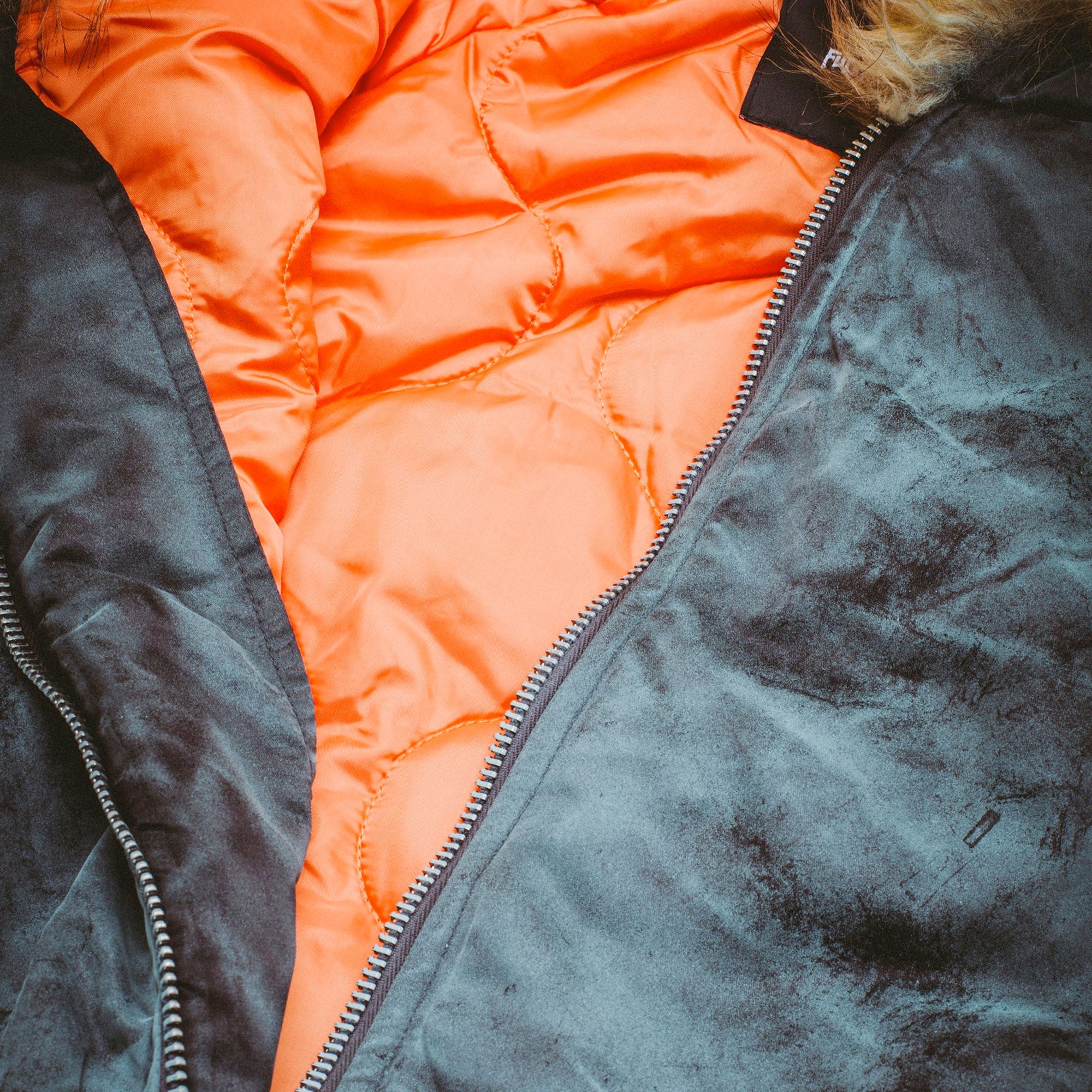 Fucking Awesome - Savie Hooded Bomber Jacket - Black