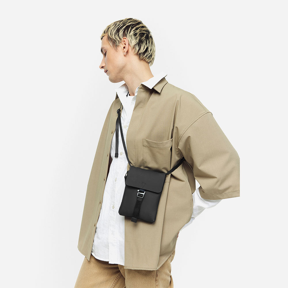 Gaston Luga - Spläsh Mini Crossbody Bag - Black