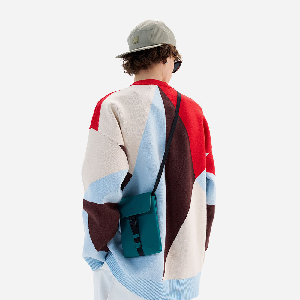 Gaston Luga - Spläsh Mini Crossbody Bag - Petrol