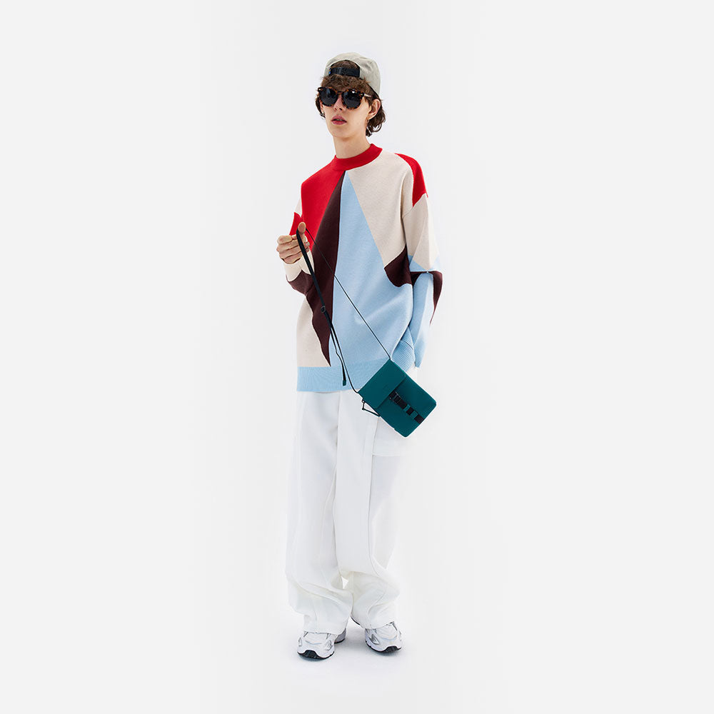 Gaston Luga - Spläsh Mini Crossbody Bag - Petrol