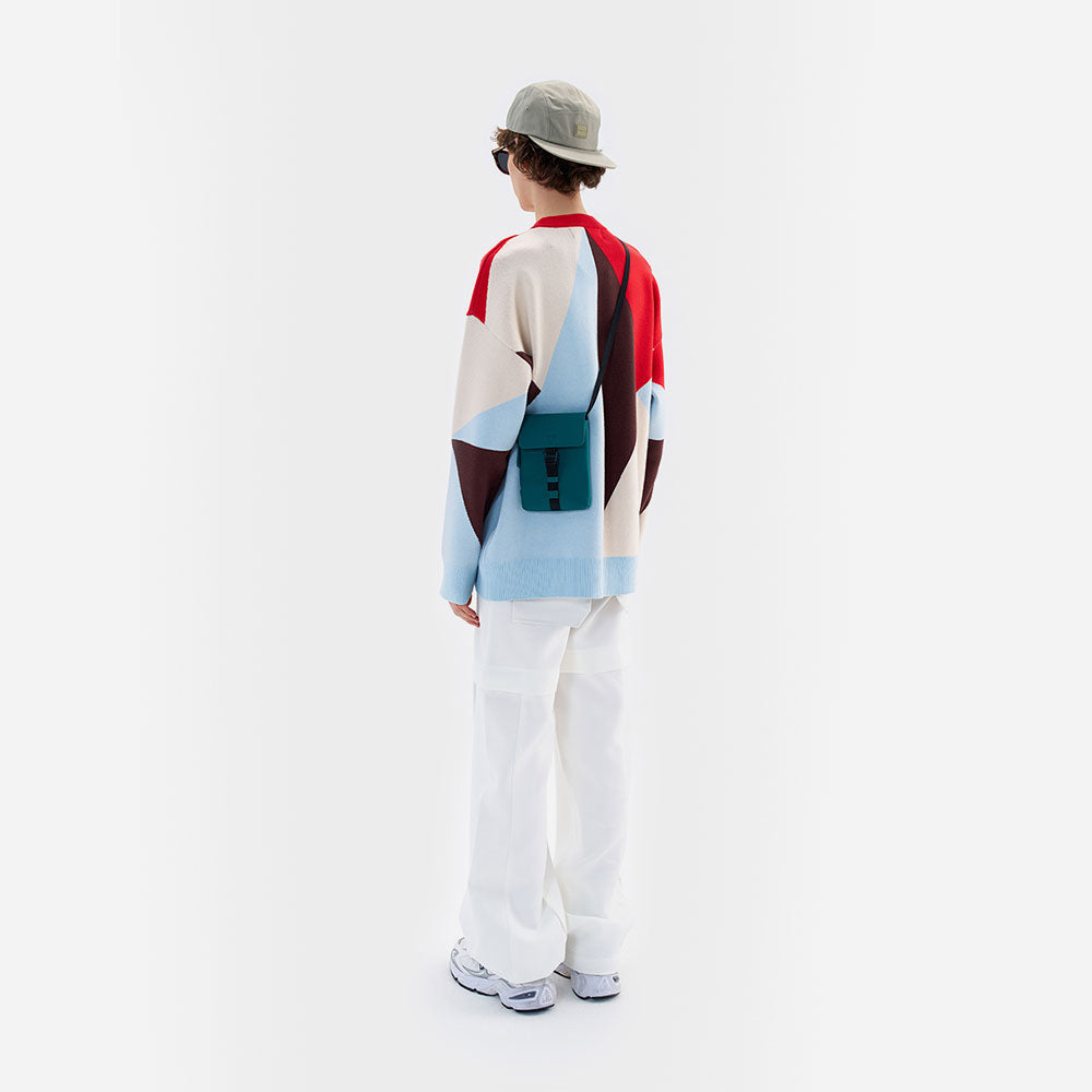 Gaston Luga - Spläsh Mini Crossbody Bag - Petrol