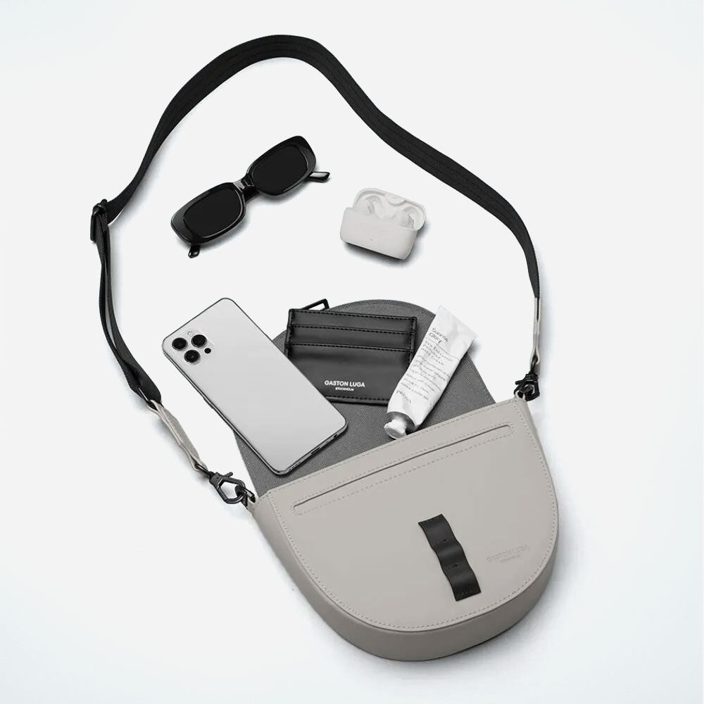 Gaston Luga - Spläsh Moon Crossbody - Taupe