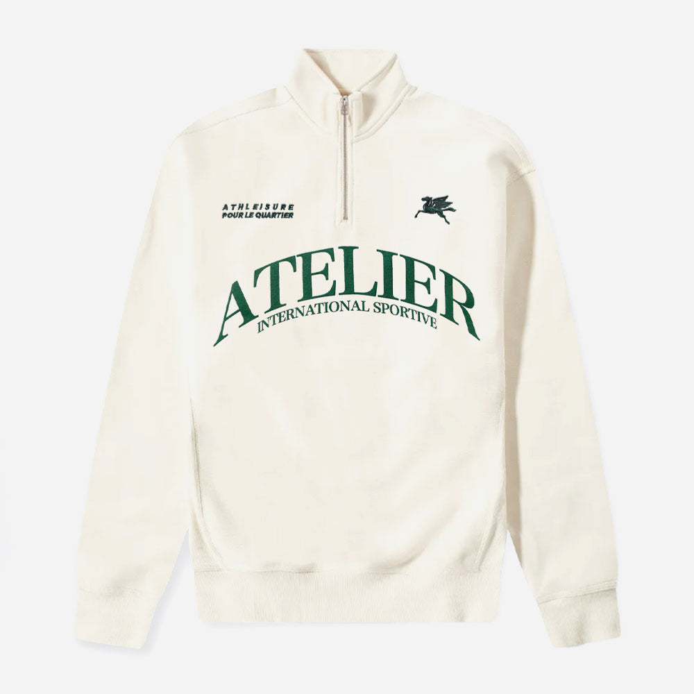 GOODIES SPORTIVE - ATELIER HALF ZIP - Butter