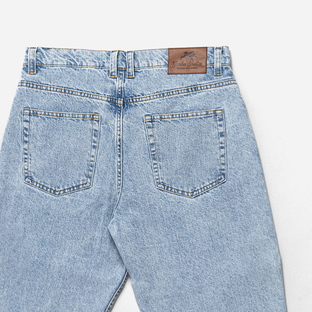 GOODIES SPORTIVE - RELAXED CROP PANT - Blue