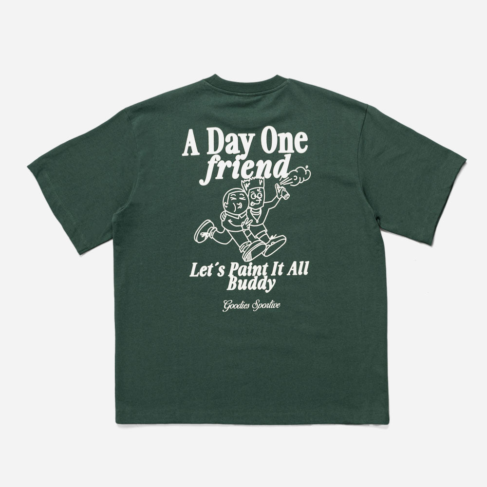 GOODIES SPORTIVE - A DAY ONE TEE - Green