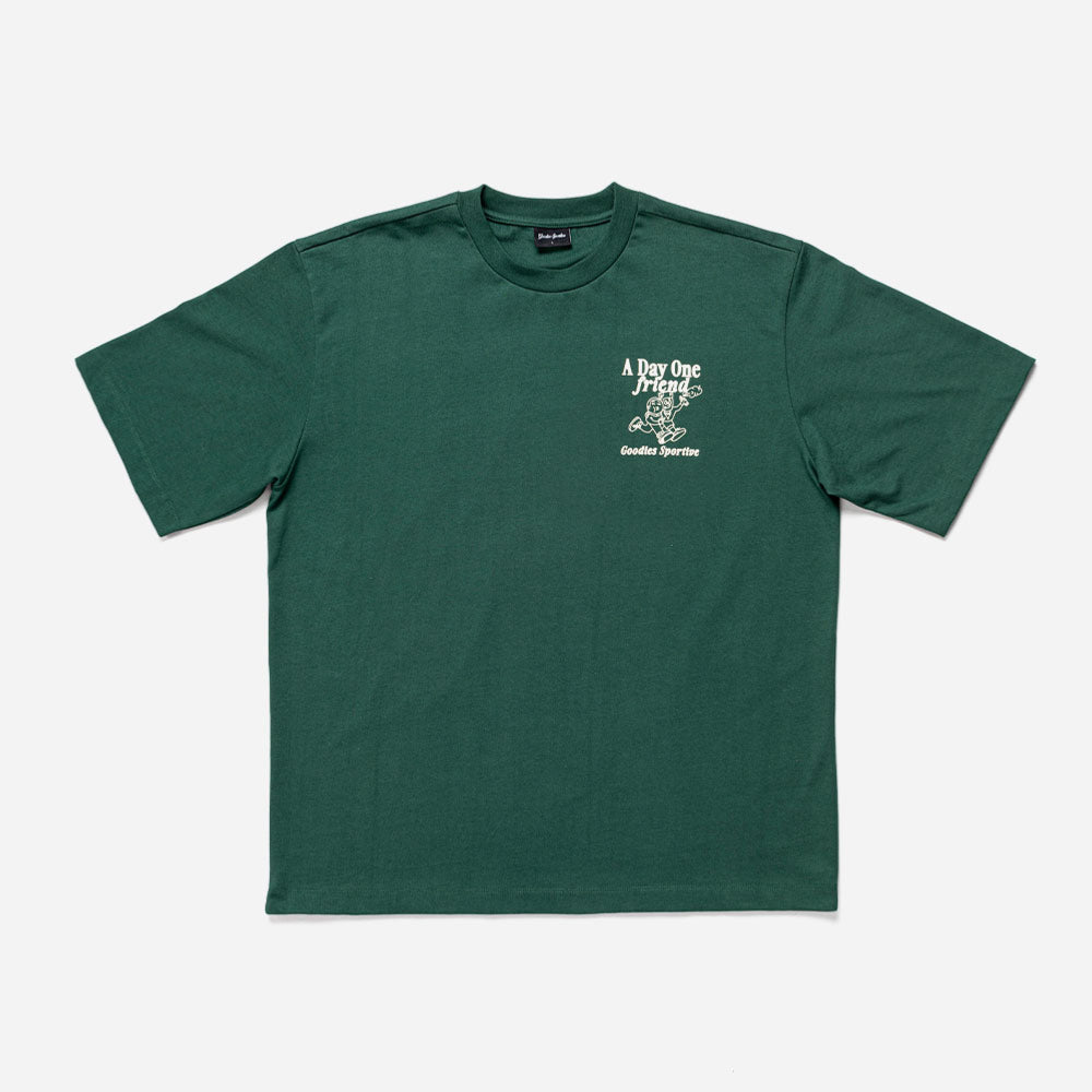 GOODIES SPORTIVE - A DAY ONE TEE - Green