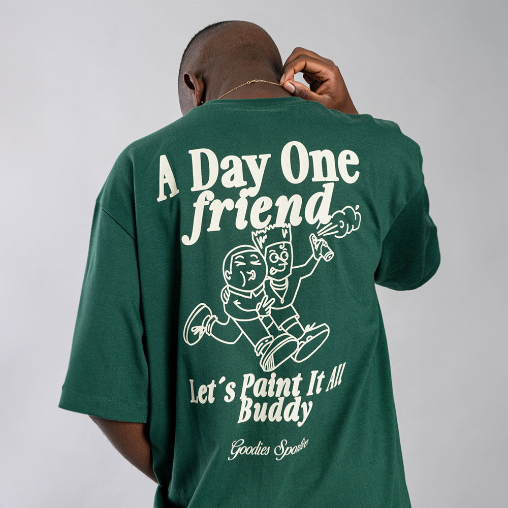 GOODIES SPORTIVE - A DAY ONE TEE - Green