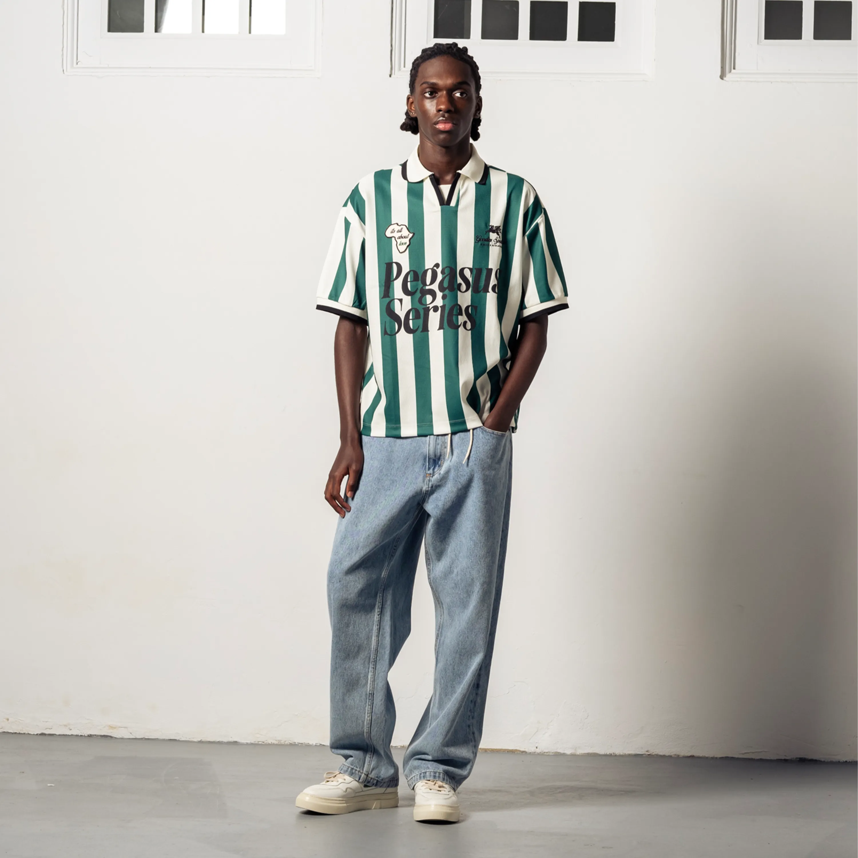 Goodies Sportive - About Football Tee Green / Ecru