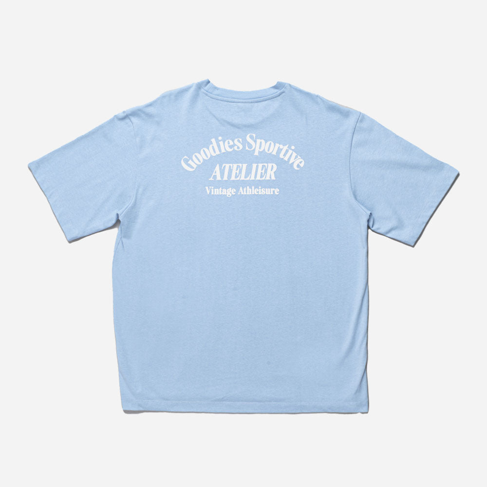 GOODIES SPORTIVE - BABY BLUE TEE - Blue