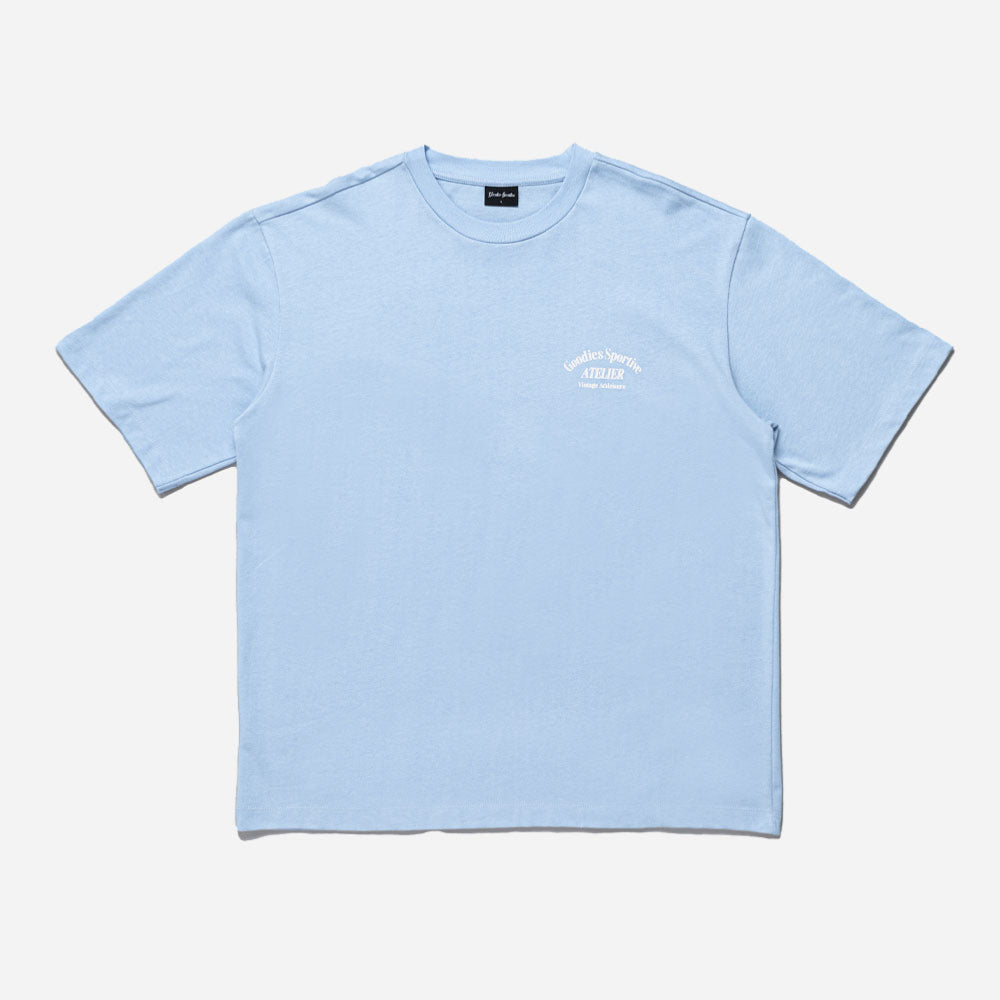GOODIES SPORTIVE - BABY BLUE TEE - Blue