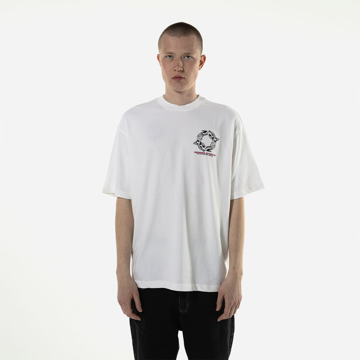 Goodies Sportive - Carp Tee - White