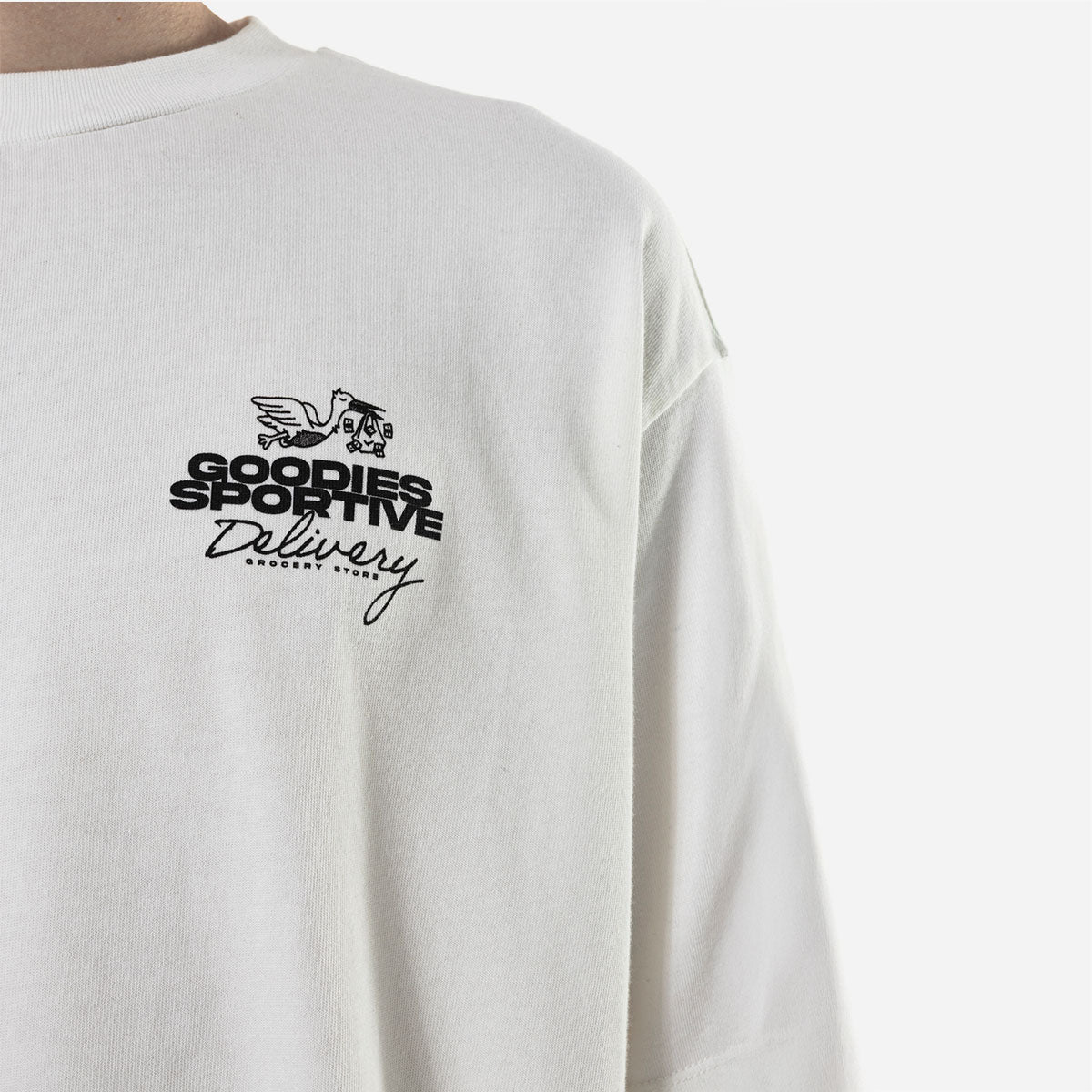 Goodies Sportive - Delivery Tee - White